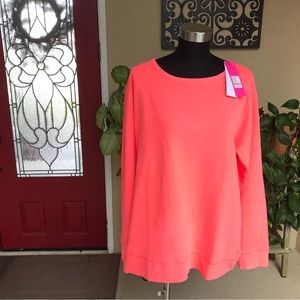 NEW LILLY PULITZER LUXLETIC BISCAYA CROSS-BACK PULLOVER size X-Large